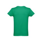 T-shirts personalizadas baratas de algodão cardado 150 g/m2 THC Luanda cor verde segunda vista