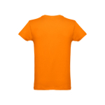 T-shirts personalizadas baratas de algodão cardado 150 g/m2 THC Luanda cor cor-de-laranja segunda vista
