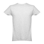 T-shirts personalizadas baratas de algodão cardado 150 g/m2 THC Luanda cor cinzento-claro