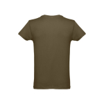 T-shirts personalizadas baratas de algodão cardado 150 g/m2 THC Luanda cor verde-escuro segunda vista