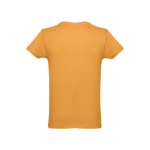 T-shirts personalizadas baratas de algodão cardado 150 g/m2 THC Luanda cor amarelo-escuro segunda vista