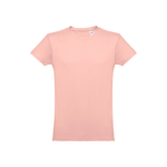 T-shirts personalizadas baratas de algodão cardado 150 g/m2 THC Luanda cor salmão primeira vista