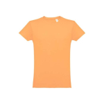 T-shirts personalizadas baratas de algodão cardado 150 g/m2 THC Luanda cor coral primeira vista