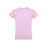 T-shirts personalizadas baratas de algodão cardado 150 g/m2 THC Luanda cor lilás primeira vista