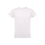 T-shirts personalizadas baratas de algodão cardado 150 g/m2 THC Luanda cor rosa pastel primeira vista