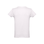 T-shirts personalizadas baratas de algodão cardado 150 g/m2 THC Luanda cor rosa pastel segunda vista