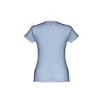 T-shirts baratas personalizáveis, mulher, algodão 150 g/m2 THC Sofia cor azul-claro segunda vista