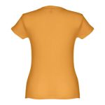 T-shirts baratas personalizáveis, mulher, algodão 150 g/m2 THC Sofia cor amarelo-escuro