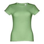 T-shirts baratas personalizáveis, mulher, algodão 150 g/m2 THC Sofia cor verde esmeralda primeira vista