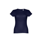 T-shirts baratas personalizáveis, mulher, algodão 150 g/m2 THC Sofia cor azul ultramarino primeira vista
