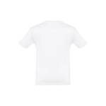 T-shirt personalizada barata para crianças, algodão 150 g/m2 THC Quito cor branco segunda vista