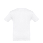 T-shirt personalizada barata para crianças, algodão 150 g/m2 THC Quito cor branco