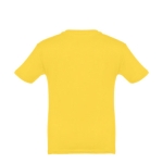 T-shirt personalizada barata para crianças, algodão 150 g/m2 THC Quito cor amarelo