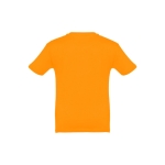 T-shirt personalizada barata para crianças, algodão 150 g/m2 THC Quito cor cor-de-laranja segunda vista