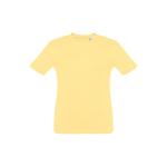 T-shirt personalizada barata para crianças, algodão 150 g/m2 THC Quito cor caqui