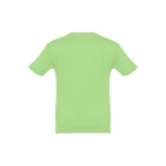 T-shirt personalizada barata para crianças, algodão 150 g/m2 THC Quito cor verde-claro segunda vista