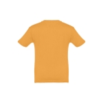 T-shirt personalizada barata para crianças, algodão 150 g/m2 THC Quito cor amarelo-escuro segunda vista