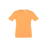 T-shirt personalizada barata para crianças, algodão 150 g/m2 THC Quito cor coral primeira vista