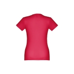 T-shirts cintadas para mulher em algodão 190 g/m2 THC Ankara cor vermelho segunda vista