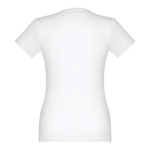 T-shirts cintadas para mulher em algodão 190 g/m2 THC Ankara cor branco