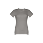T-shirts cintadas para mulher em algodão 190 g/m2 THC Ankara cor cinzento-escuro primeira vista