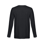 Camisolas de manga comprida unisexo de algodão 150 g/m2 THC Bucharest cor preto segunda vista