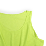 T-shirt de alças em poliester para mulher 130 g/m2 cor amarelo fluorescente quinta vista