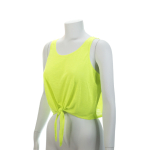 T-shirt de alças em poliester para mulher 130 g/m2 cor amarelo fluorescente primeira vista