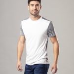 T-shirt técnica bicolor poliester para sublimação 135 g/m2 MKT Troser