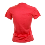 T-shirts desportivas personalizadas em poliester 135 g/m2 MKT cor vermelho