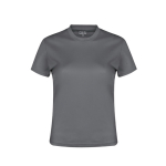 T-shirts desportivas personalizadas em poliester 135 g/m2 MKT cor cinzento primeira vista