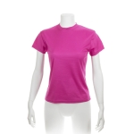 T-shirts desportivas personalizadas em poliester 135 g/m2 MKT cor cor-de-rosa terceira vista