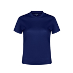 T-shirts desportivas personalizadas em poliester 135 g/m2 MKT cor azul-marinho primeira vista