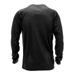 T-shirt técnica de manga comprida poliester 135 g/m2 MKT Maik cor preto
