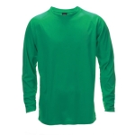 T-shirt técnica de manga comprida poliester 135 g/m2 MKT Maik cor verde