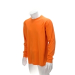 T-shirt técnica de manga comprida poliester 135 g/m2 MKT Maik cor cor-de-laranja segunda vista