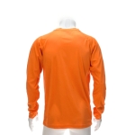 T-shirt técnica de manga comprida poliester 135 g/m2 MKT Maik cor cor-de-laranja quarta vista