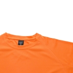 T-shirt técnica de manga comprida poliester 135 g/m2 MKT Maik cor cor-de-laranja quinta vista