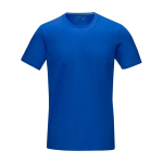 T-shirts publicitárias de algodão orgânico de 200 g/m2 Elevate NXT cor azul