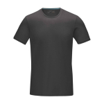 T-shirts publicitárias de algodão orgânico de 200 g/m2 Elevate NXT cor cinzento topo