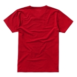 T-shirt personalizada de algodão orgânico 200 g/m2 Elevate NXT cor vermelho