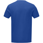 T-shirt personalizada de algodão orgânico 200 g/m2 Elevate NXT cor azul real segunda vista traseira