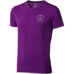 T-shirt personalizada de algodão orgânico 200 g/m2 Elevate NXT vista impressão serigrafia