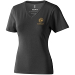 T-shirts para brindes de mulher, algodão orgânico 200 g/m2 Elevate NXT terceira vista traseira