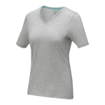 T-shirts para brindes de mulher, algodão orgânico 200 g/m2 Elevate NXT segunda vista frontal