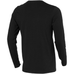 Camisola personalizada em algodão orgânico suave 200 g/m2 Elevate NXT cor preto vista traseira