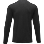Camisola personalizada em algodão orgânico suave 200 g/m2 Elevate NXT cor preto segunda vista traseira