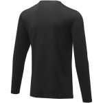 Camisola personalizada em algodão orgânico suave 200 g/m2 Elevate NXT cor preto terceira vista traseira