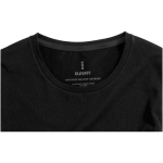 Camisola personalizada em algodão orgânico suave 200 g/m2 Elevate NXT cor preto vista detalhe 1