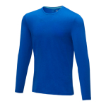 Camisola personalizada em algodão orgânico suave 200 g/m2 Elevate NXT cor azul